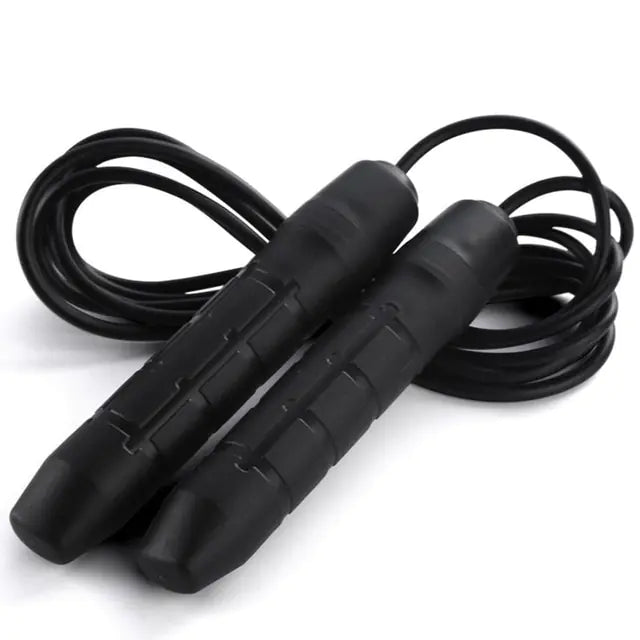 2-in-1 Ab Roller and Jump Rope Set with Mat - Noiseless Abdominal Wheel for Arm, Waist, Leg Exercises and Gym Fitness